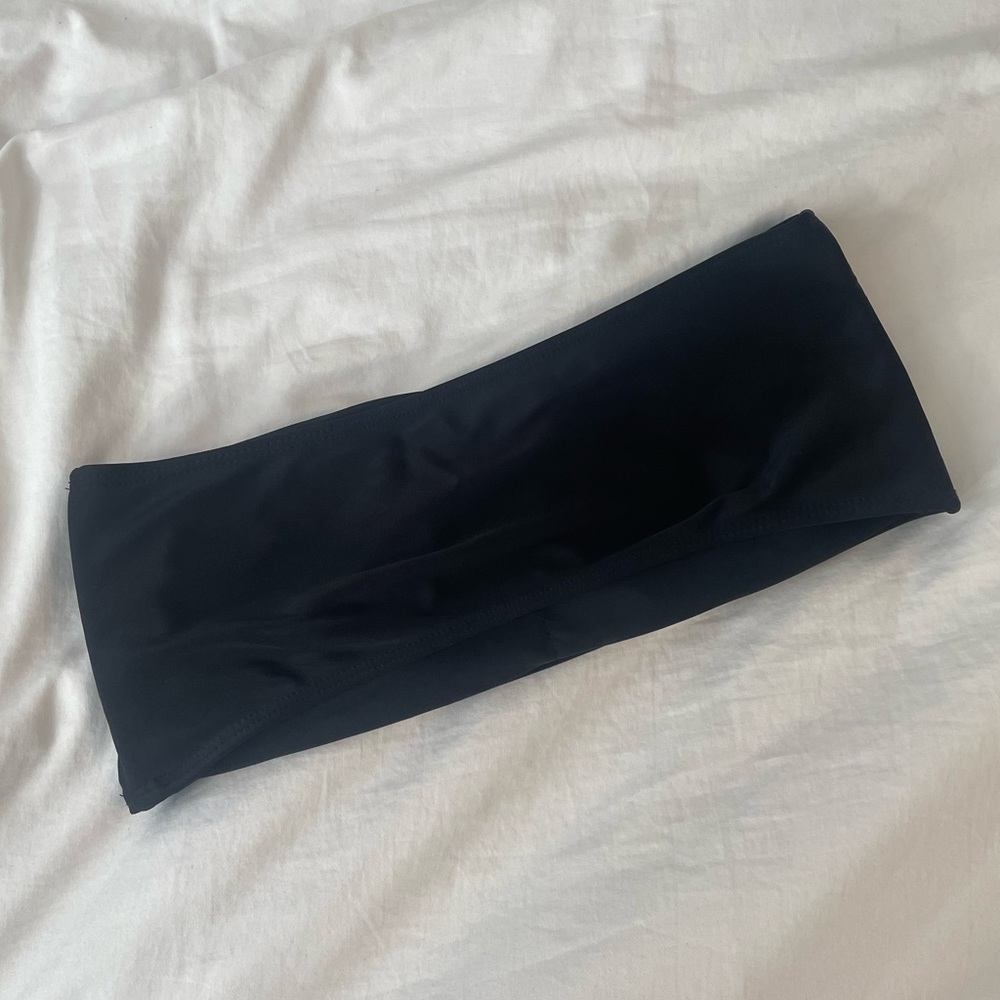 ⚡️SHEIN Bandeau High Waist Swimsuit Set Strapless Bikini Top Cheeky Bottoms | M - Picture 5 of 9